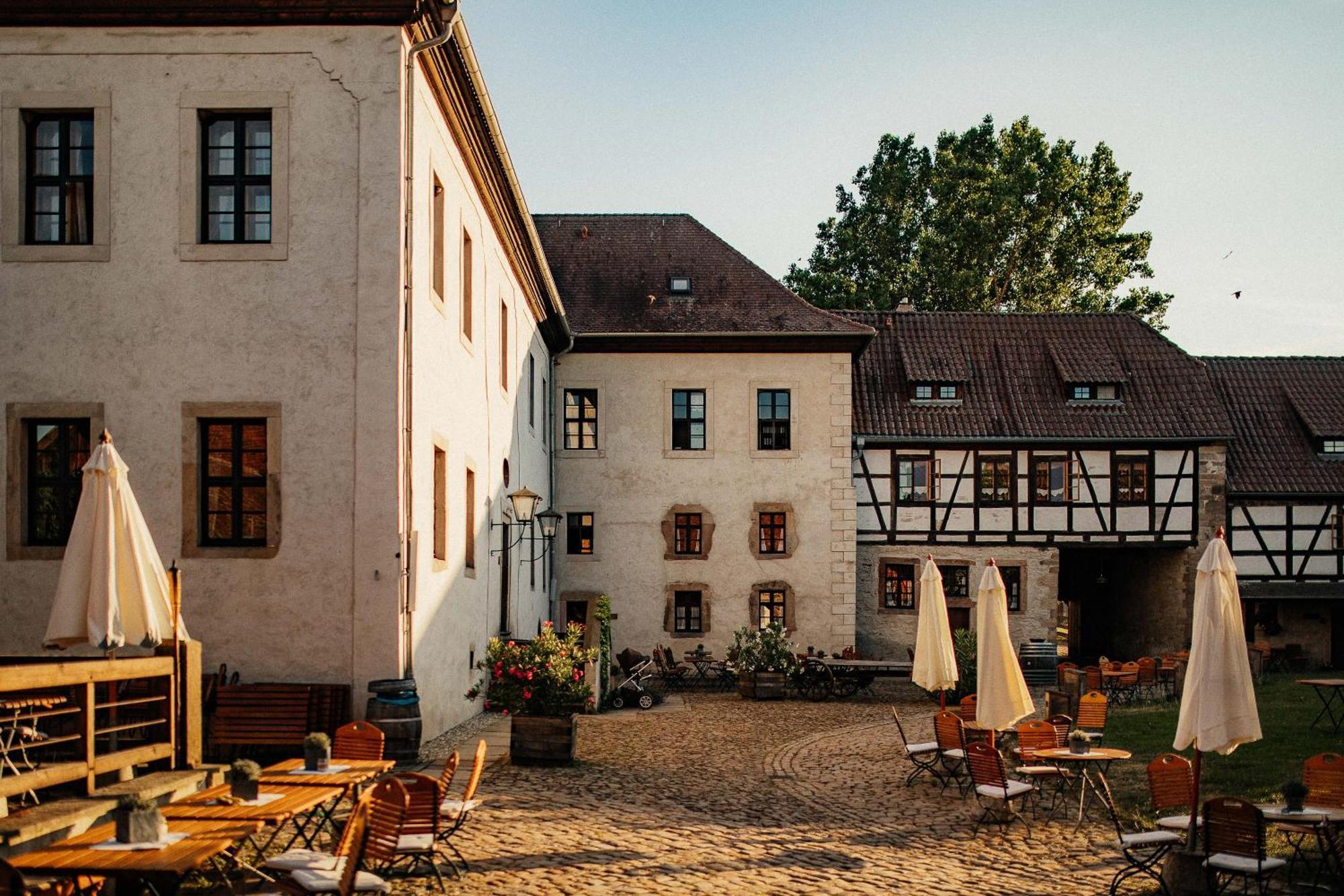 Rittergut Positz Hotel Oppurg Eksteriør billede